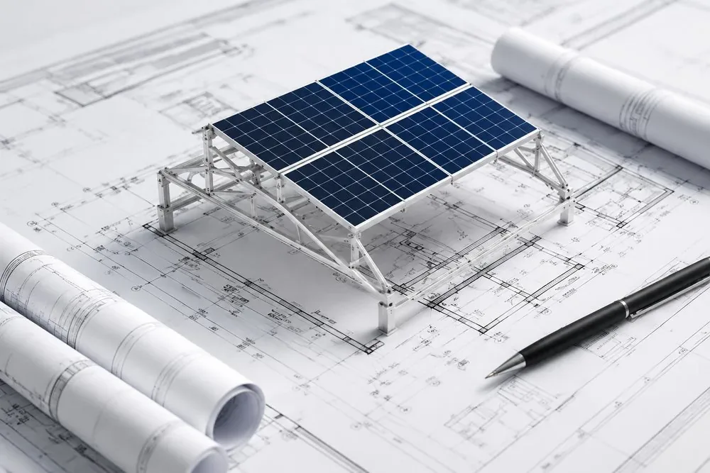 Customized solar engineering and structural planning